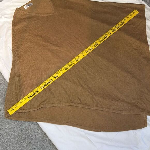 Passage Himalayan cashmere wool shawl tan women’s one size quiet luxury old mone - Picture 7 of 7